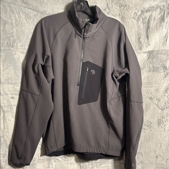 Mountain Hardwear Keele Pullover jacket men’s performance coat gray - Picture 1 of 16
